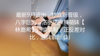 最新9月流出，特推新晋级，八字巨乳，洛丽塔裸舞萌妹【林鹿希】门槛福利，正反差对比，道具紫薇 (1)