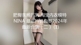 肥臀美鲍巨乳 淘宝内衣模特 NINA 最新抖奶自慰2024年最新合集（二） (1)