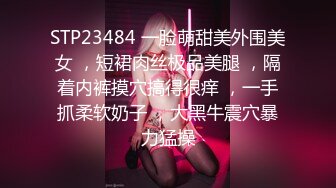 STP23484 一脸萌甜美外围美女 ，短裙肉丝极品美腿 ，隔着内裤摸穴搞得很痒 ，一手抓柔软奶子 ，大黑牛震穴暴力猛操