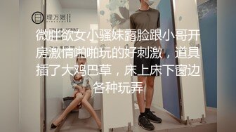 微胖欲女小骚妹露脸跟小哥开房激情啪啪玩的好刺激，道具插了大鸡巴草，床上床下窗边各种玩弄