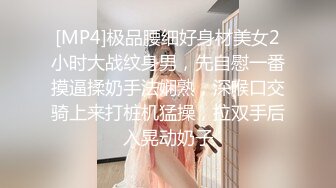 [MP4]极品腰细好身材美女2小时大战纹身男，先自慰一番摸逼揉奶手法娴熟，深喉口交骑上来打桩机猛操，拉双手后入晃动奶子