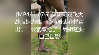 [MP4/ 1.07G] 胖哥哥双飞大战表姐表妹，颜值爆表花样百出，一会就缴枪了，姐姐还要自己自慰