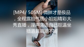 [MP4/ 505M] 微胖才是极品，全程露脸气质小姐姐精彩大秀直播，淫声荡语自己抠逼坐插道具高潮不断