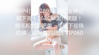 [MP4]STP28983 网红女神近期下海！168CM黑丝美腿！微毛粉穴超肥美，半脱下珍珠内裤，假屌深插超诱 VIP0600