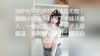 [MP4]STP33406 極品尤物！眼鏡小騷貨！扒開丁字褲JB塞入，一頓猛操，趴在桌子上舔騷逼，張開雙腿輸出，操完自慰 VIP0600