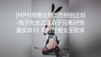 [MP4]怪兽企划工作特别企划-兔子先生之《双子兄弟3P性爱实录3》黑丝性爱女王欲求不满